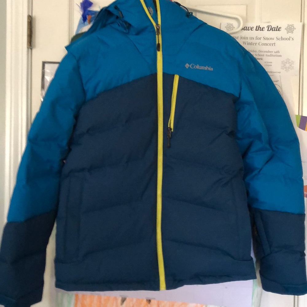 Columbia down winter coat jacket